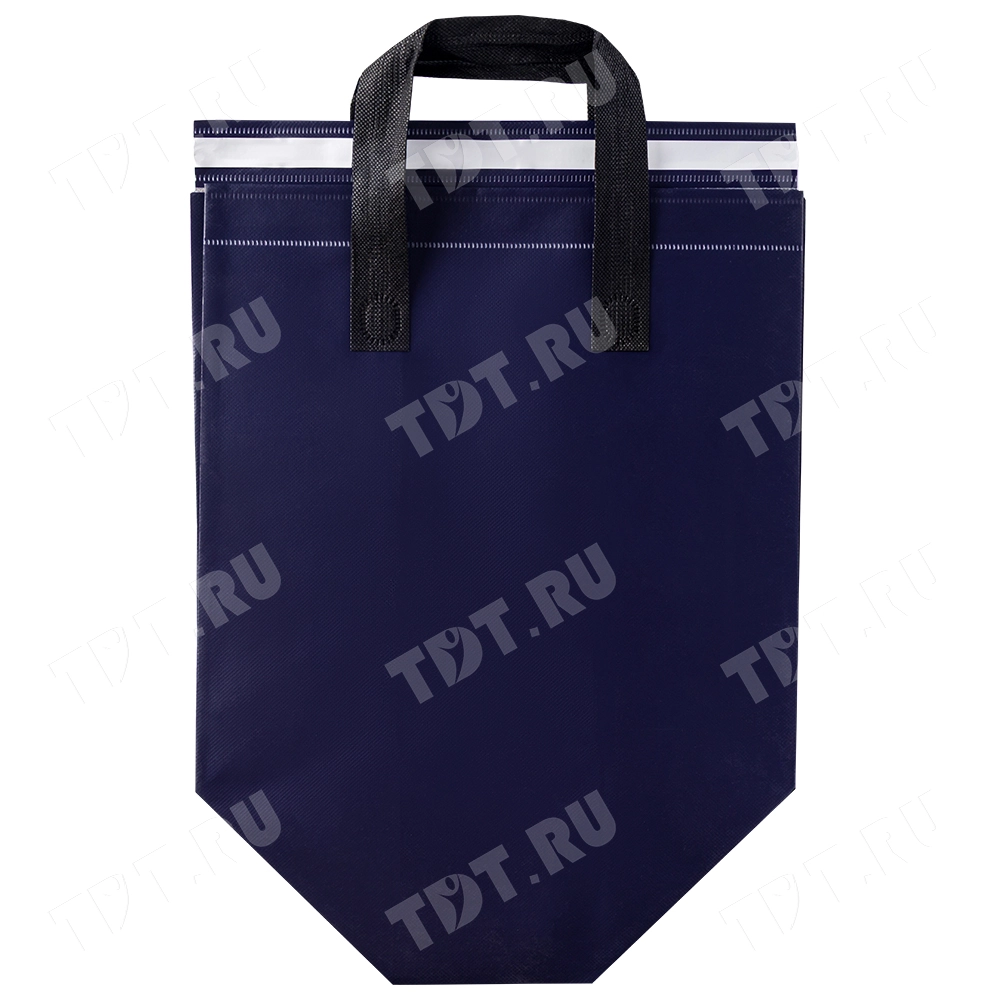 Термошоппер для продуктов с клейкой лентой, 300*200*300 мм, синий
