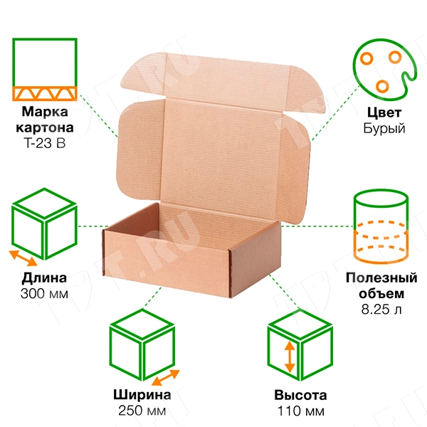 Короб КС-251, 300*250*110 мм