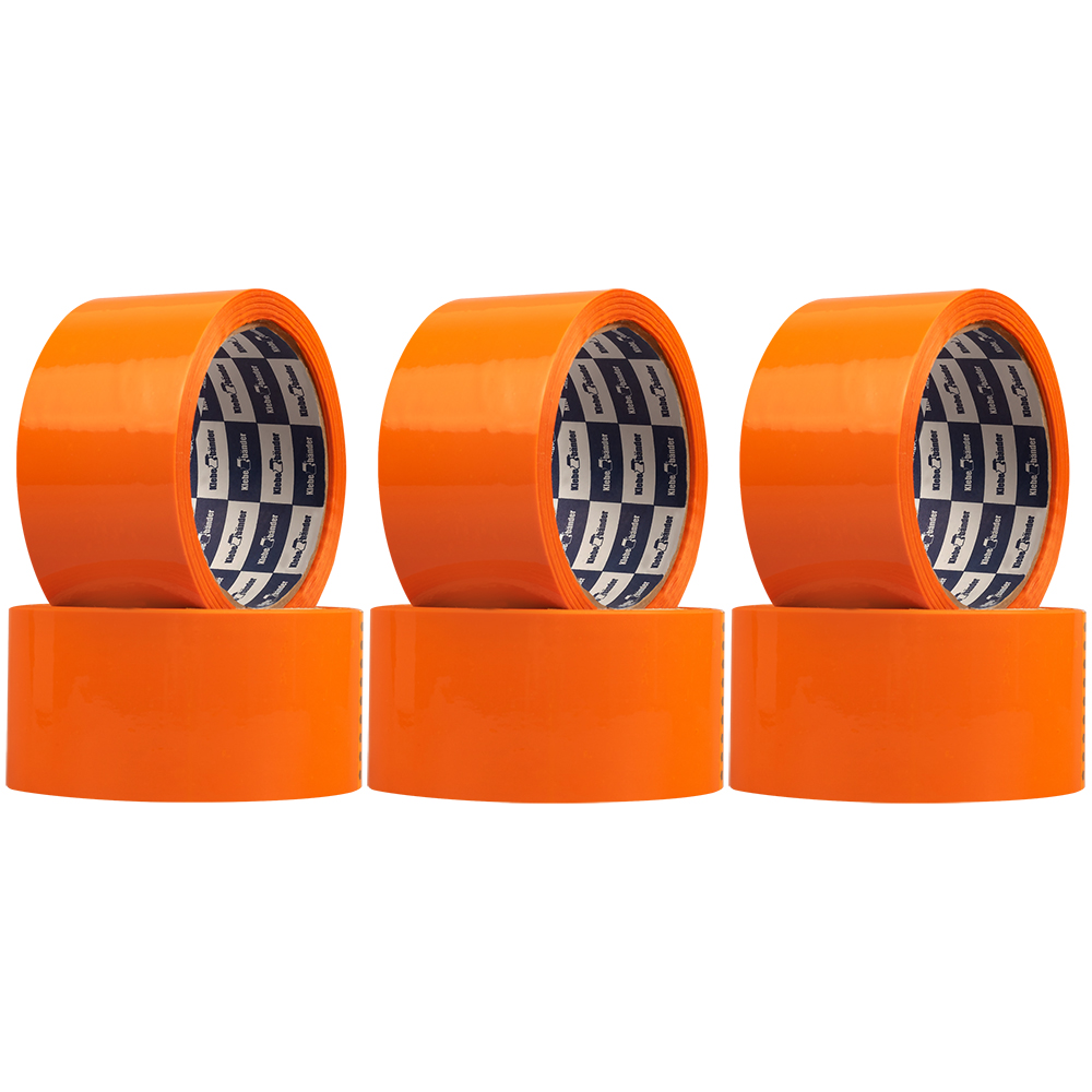 Клейкая лента оранжевая Klebebander, 50мм*57м*40мкм Клейкая лента оранжевая Klebebander, 50мм*57м*40мкм