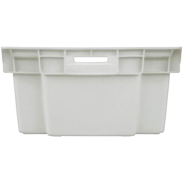 Пластиковый ящик для мяса, белый, морозостойкий, 600*400*200 мм Пластиковый ящик для мяса, белый, морозостойкий, 600*400*200 мм