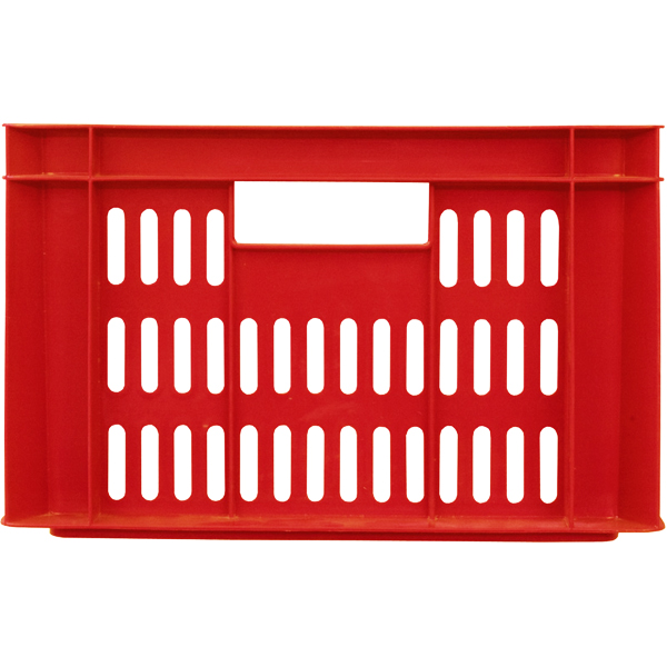 Пластиковый ящик, красный, 600*400*250 мм Пластиковый ящик, красный, 600*400*250 мм