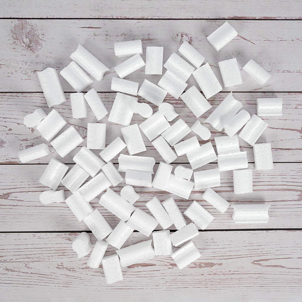 Наполнитель полистирольный «Палочки», белый, 100 л Наполнитель полистирольный «Палочки», белый, 100 л