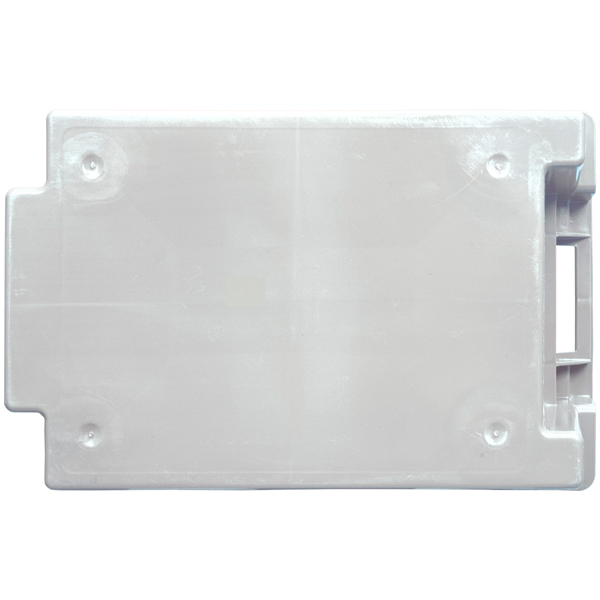 Пластиковый ящик для мяса, белый, морозостойкий, 600*400*200 мм Пластиковый ящик для мяса, белый, морозостойкий, 600*400*200 мм