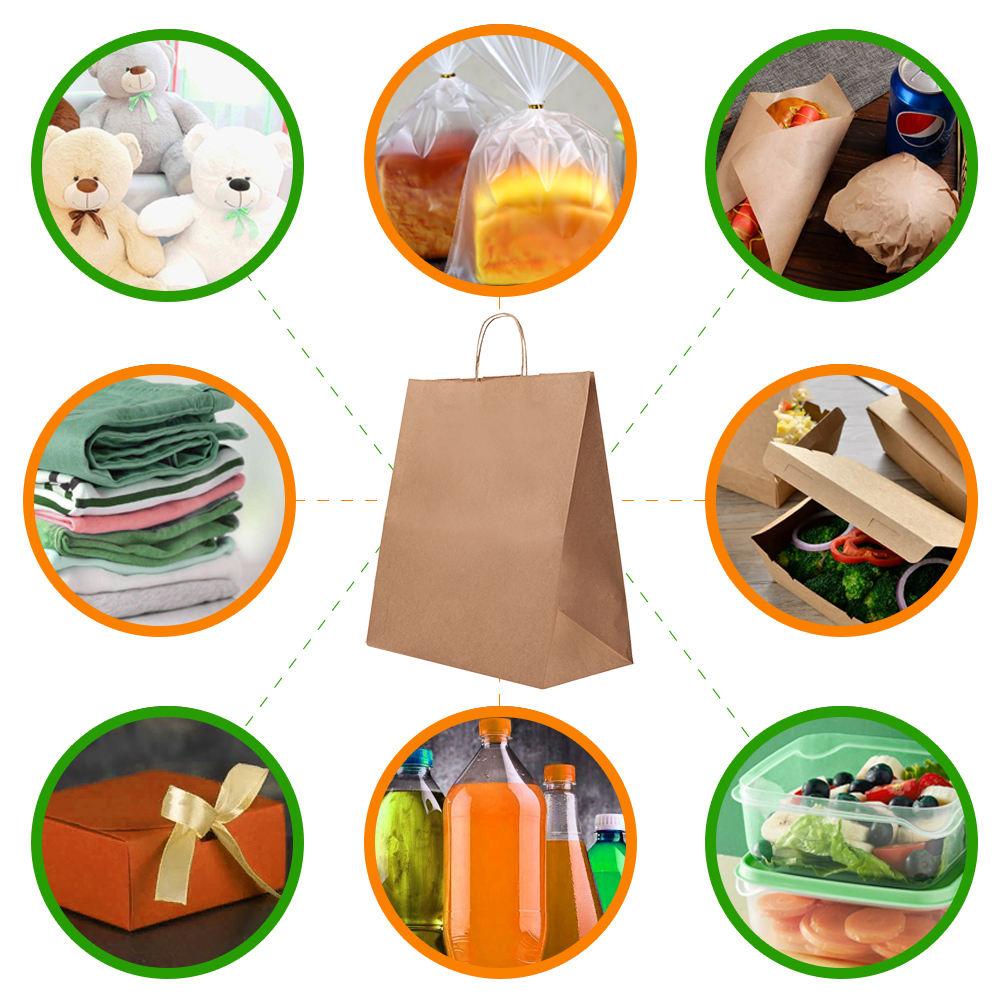 Крафт пакет с крученой ручкой, 70 г/м², 32*20*37 см Крафт пакет с крученой ручкой, 70 г/м², 32*20*37 см