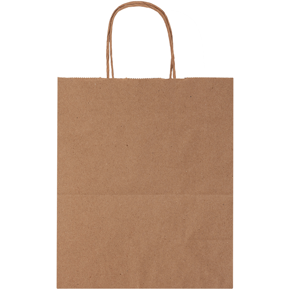 Крафт пакет с крученой ручкой, 70 г/м², 22*12*25 см Крафт пакет с крученой ручкой, 70 г/м², 22*12*25 см