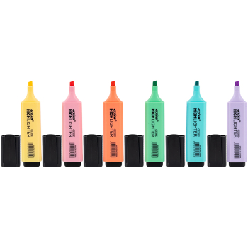 Текстовыделитель Gxin Highlighter G-342, набор 6 пастель-цветов, 2-5 мм, 6 шт./уп.