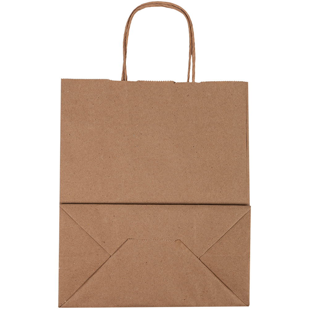 Крафт пакет с крученой ручкой, 70 г/м², 22*12*25 см Крафт пакет с крученой ручкой, 70 г/м², 22*12*25 см