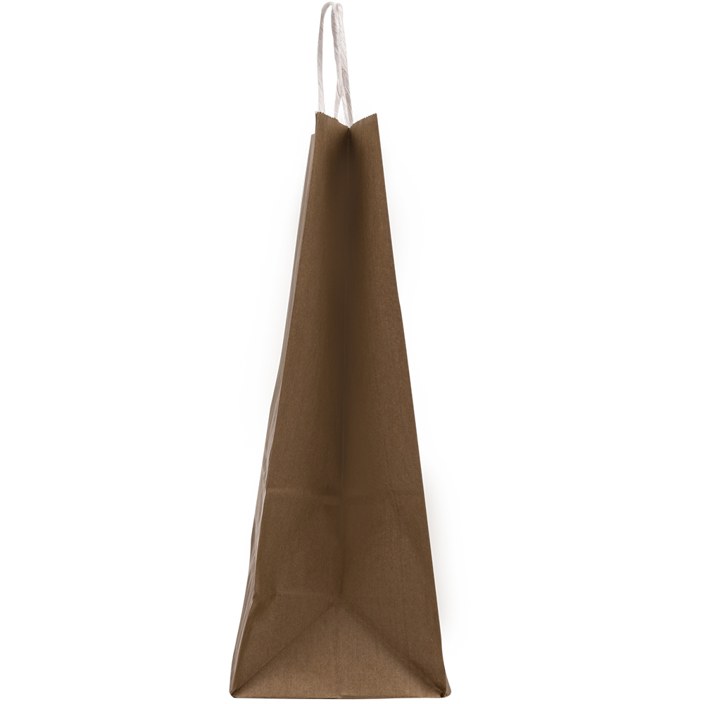 Крафт пакет с крученой ручкой «Капучино», 80 г/м², 25*11*32 см Крафт пакет с крученой ручкой «Капучино», 80 г/м², 25*11*32 см