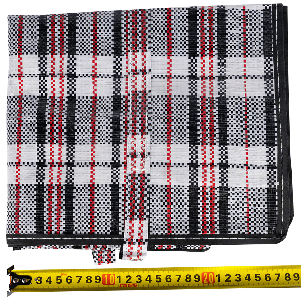 Сумка однослойная хозяйственная, 56 л, 50*25*45 см, чёрно-красная Сумка однослойная хозяйственная, 56 л, 50*25*45 см, чёрно-красная