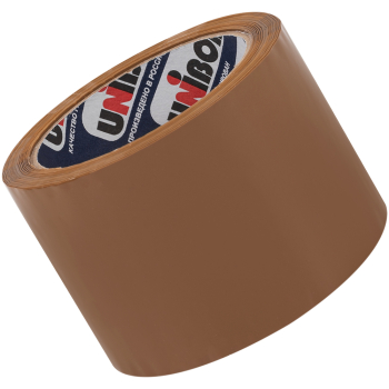 Клейкая лента коричневая широкая Unibob®, 72мм*66м*43мкм