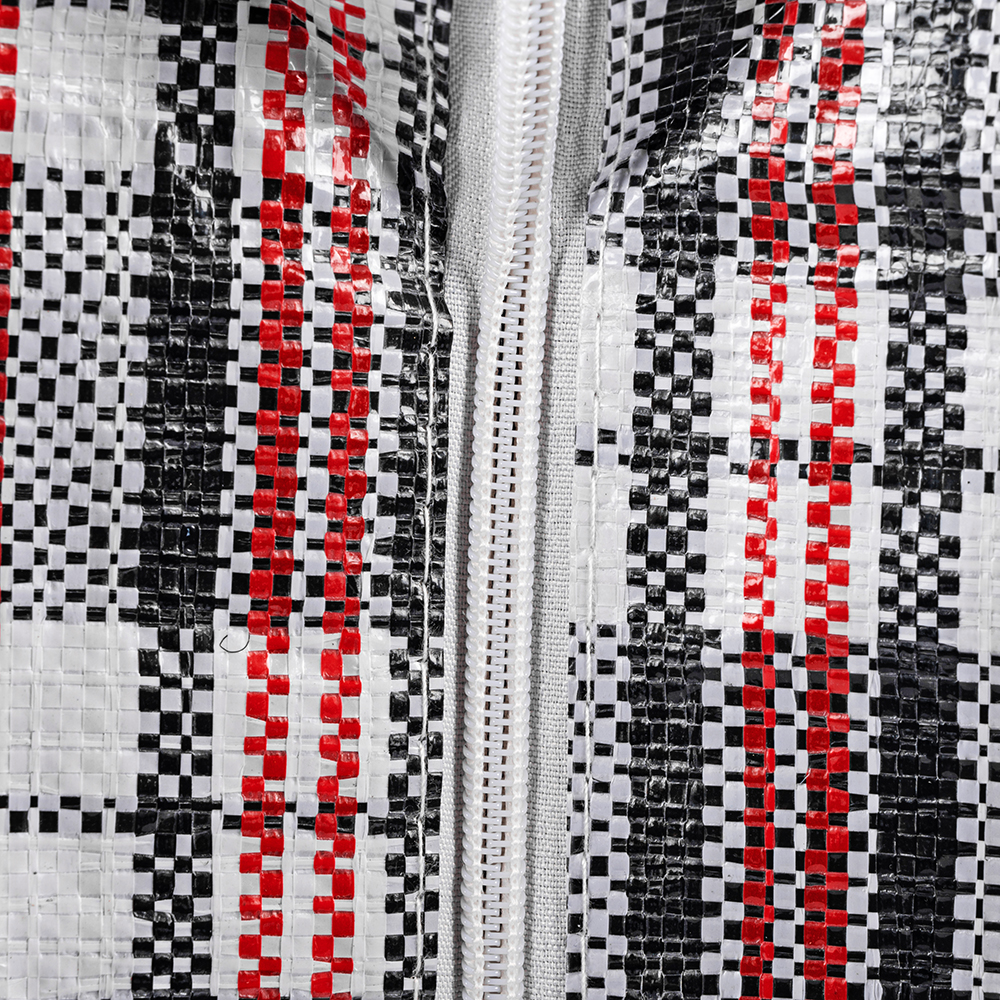 Сумка однослойная хозяйственная, 68 л, 60*25*45 см, чёрно-красная Сумка однослойная хозяйственная, 68 л, 60*25*45 см, чёрно-красная