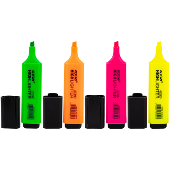Текстовыделитель Gxin Highlighter G-342, набор 4 неон-цвета, 2-5 мм, 4 шт./уп.