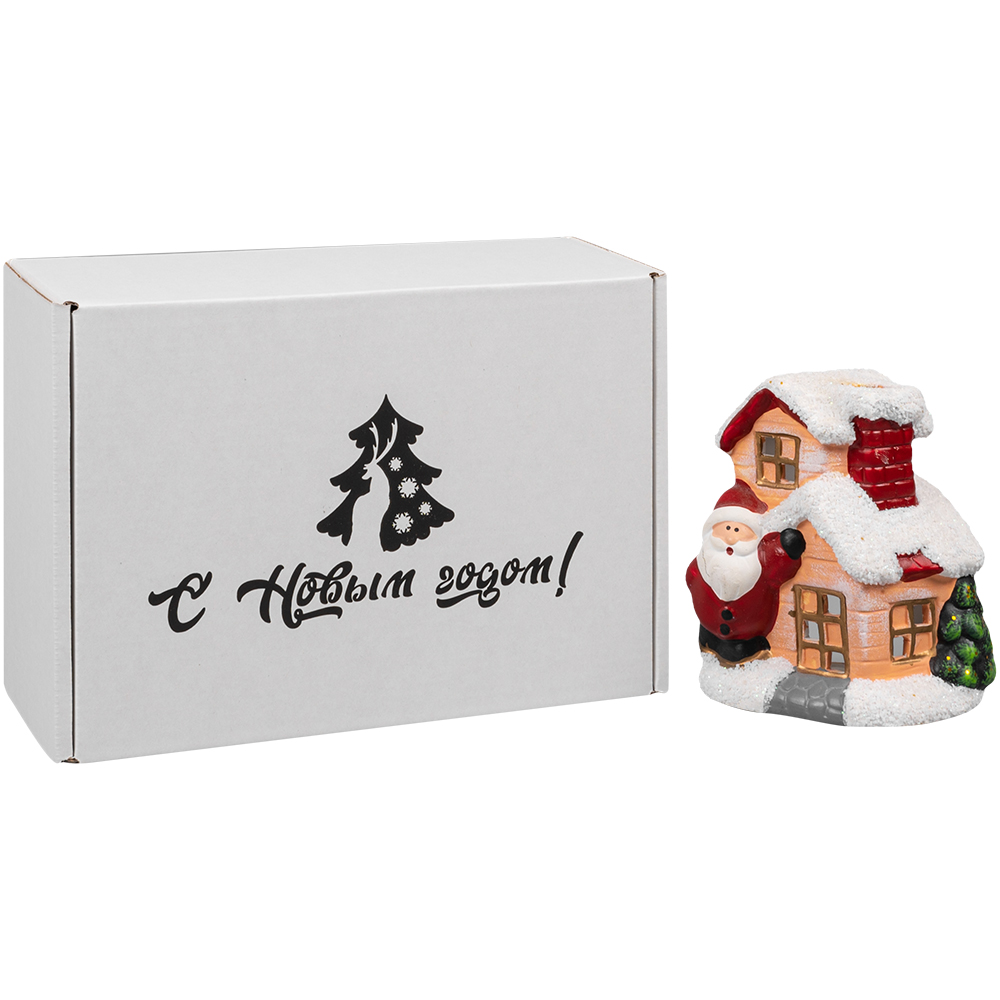 Подарочная коробка «С Новым годом!», белая, 210*150*90 мм Подарочная коробка «С Новым годом!», белая, 210*150*90 мм