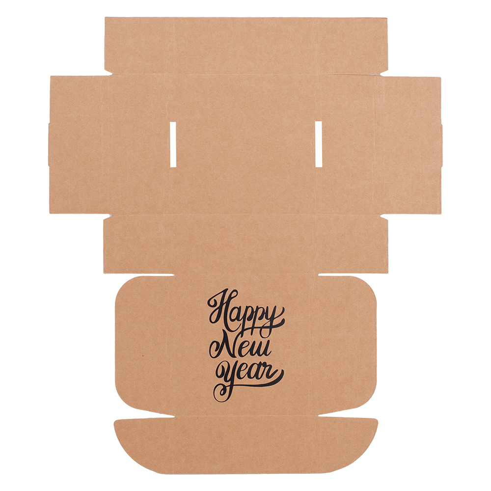 Подарочная коробка «Happy New year», чёрная, 190*190*80 мм Подарочная коробка «Happy New year», чёрная, 190*190*80 мм