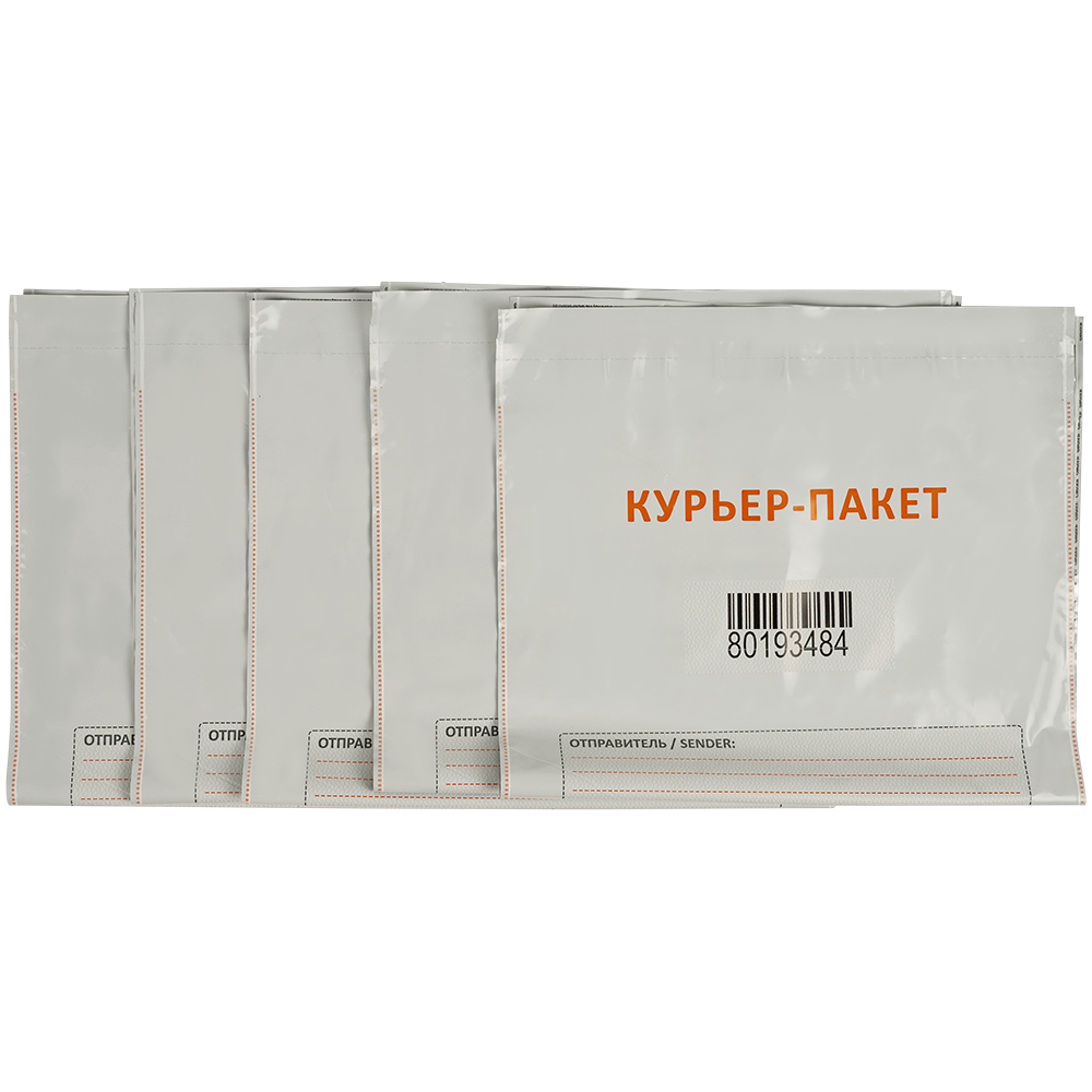 Курьер-пакет белый с печатью, с карманом, 328*510+50 мм, 60 мкм, 1 шт. Курьер-пакет белый с печатью, с карманом, 328*510+50 мм, 60 мкм, 1 шт.