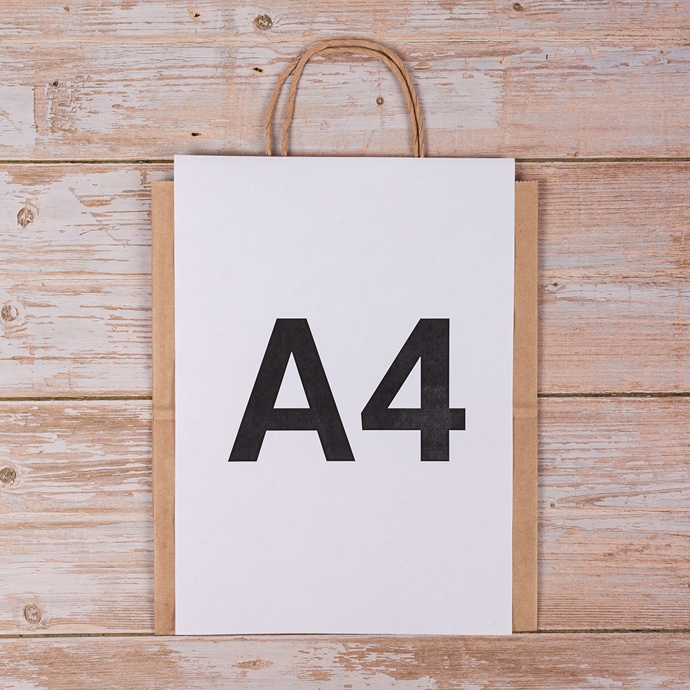 Крафт пакет с крученой ручкой, 70 г/м², 24*14*28 см Крафт пакет с крученой ручкой, 70 г/м², 24*14*28 см