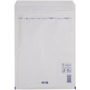 Белый крафт пакет с прослойкой, 29*37 см, H-18 (H/5)
