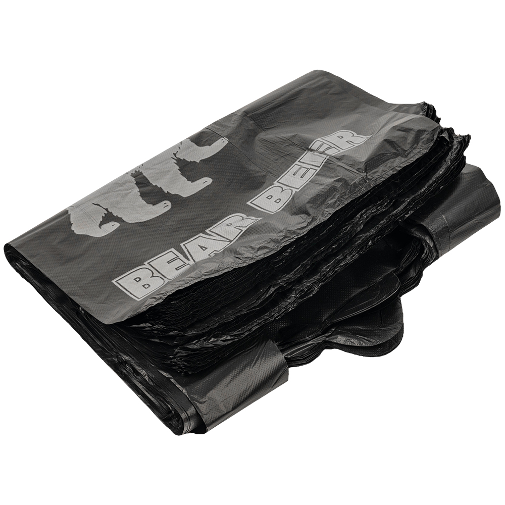 Пакет майка ПНД «Белый Медведь» чёрный, 30+16*58см, 15 мкм, 100шт. Пакет майка ПНД «Белый Медведь» чёрный, 30+16*58см, 15 мкм, 100шт.