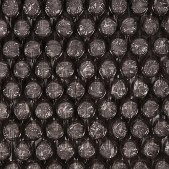 Воздушно пузырьковая пленка, 50*0.6 м «Black bubble», 40 г/м², чёрная, двухслойная