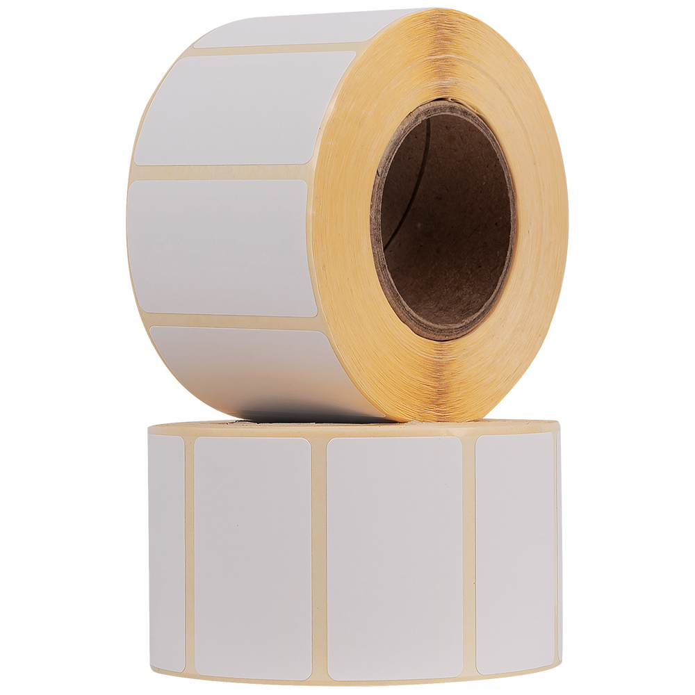 Термоэтикетки самоклеющиеся ЭКО 43*25 мм, втулка 40 мм, 1000 шт./рол. Термоэтикетки самоклеющиеся ЭКО 43*25 мм, втулка 40 мм, 1000 шт./рол.