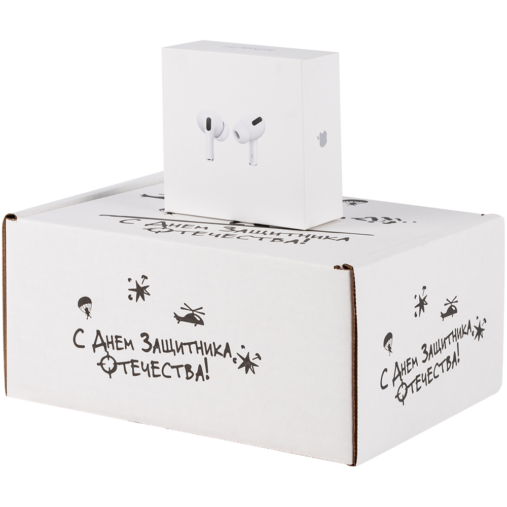 Подарочная коробка «С 23 Февраля! - Моему защитнику», беленая, 216*175*106 мм Подарочная коробка «С 23 Февраля! - Моему защитнику», беленая, 216*175*106 мм