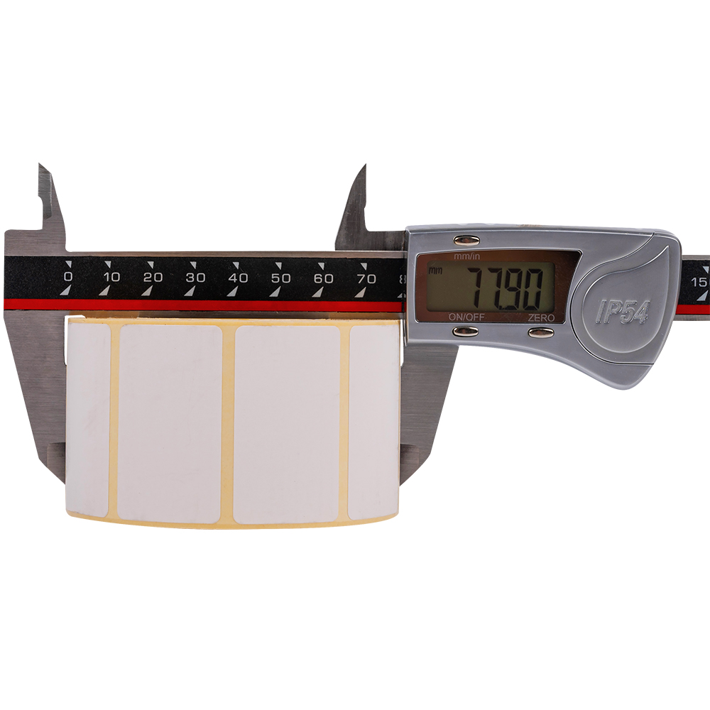 Термоэтикетки самоклеющиеся ЭКО 43*25 мм, втулка 40 мм, 1000 шт./рол. Термоэтикетки самоклеющиеся ЭКО 43*25 мм, втулка 40 мм, 1000 шт./рол.