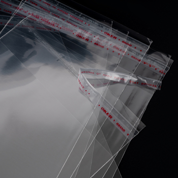 Прозрачный БОПП пакет с клеевым клапаном, 10*8 см, 100 шт.