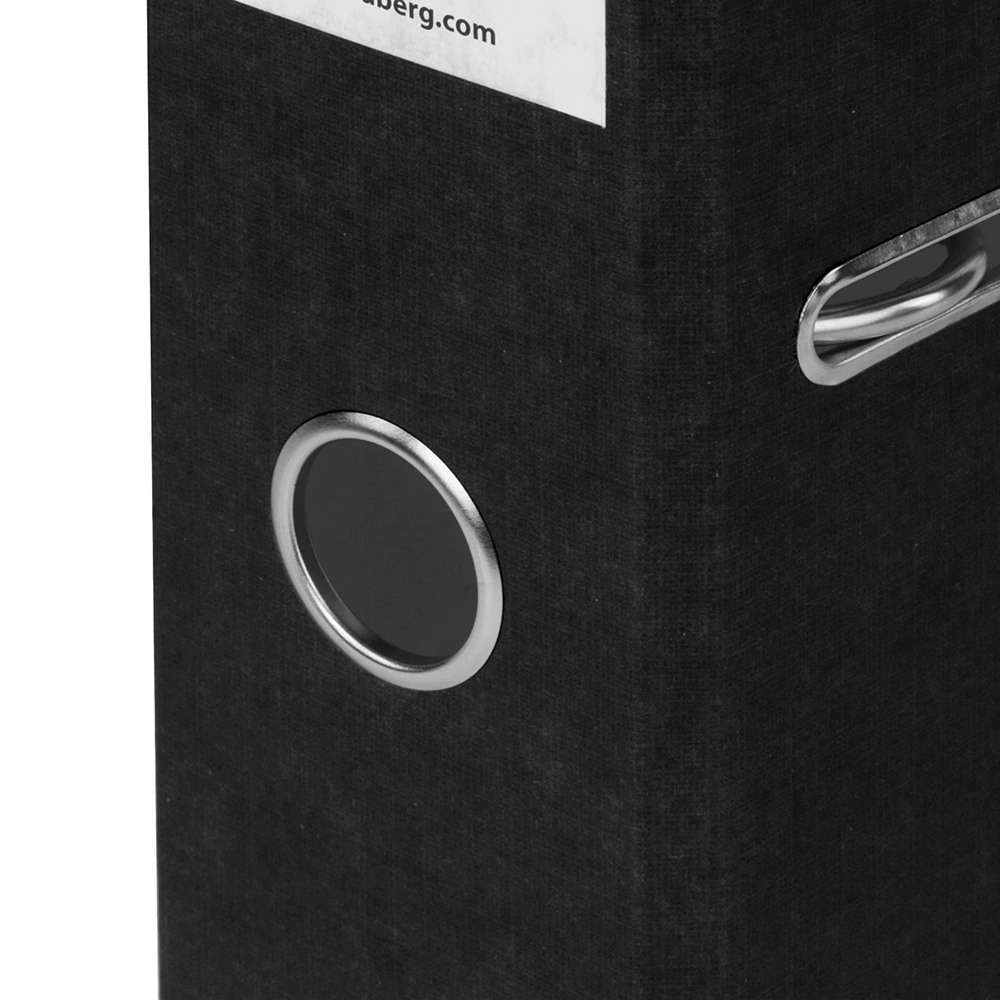 Папка-регистратор BRAUBERG «Eco», 75 мм, А4, черная Папка-регистратор BRAUBERG «Eco», 75 мм, А4, черная