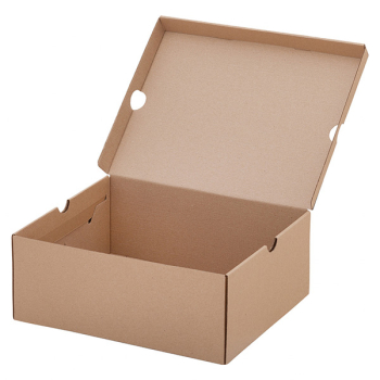 Бурая обувная коробка №75/1, 300*240*120 мм