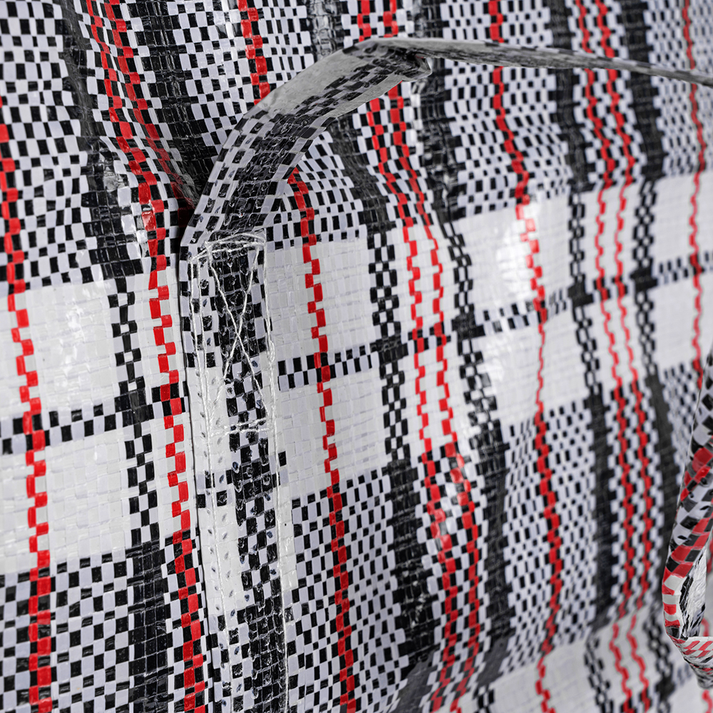 Сумка однослойная хозяйственная, 68 л, 60*25*45 см, чёрно-красная Сумка однослойная хозяйственная, 68 л, 60*25*45 см, чёрно-красная