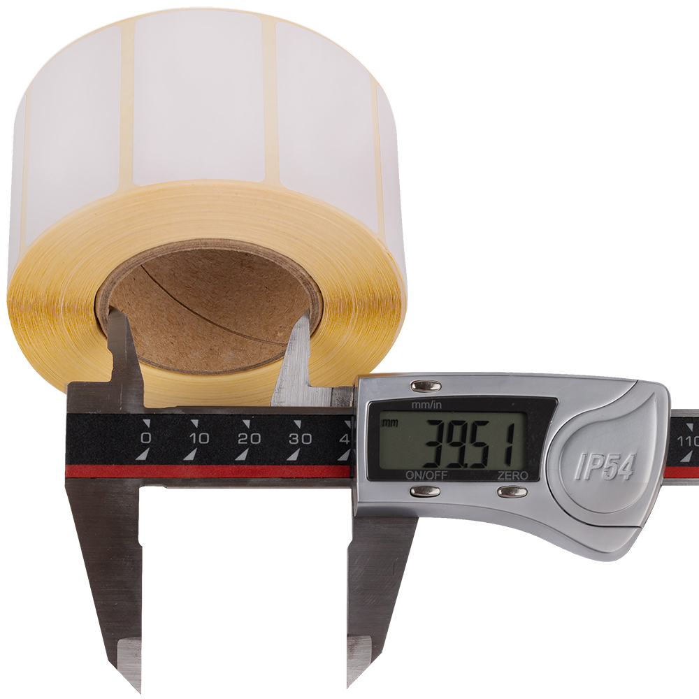 Термоэтикетки самоклеющиеся ЭКО 43*25 мм, втулка 40 мм, 1000 шт./рол. Термоэтикетки самоклеющиеся ЭКО 43*25 мм, втулка 40 мм, 1000 шт./рол.