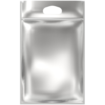 Термопакет с прорубной ручкой, zip-lock, 250*400+50 мм, однослойный