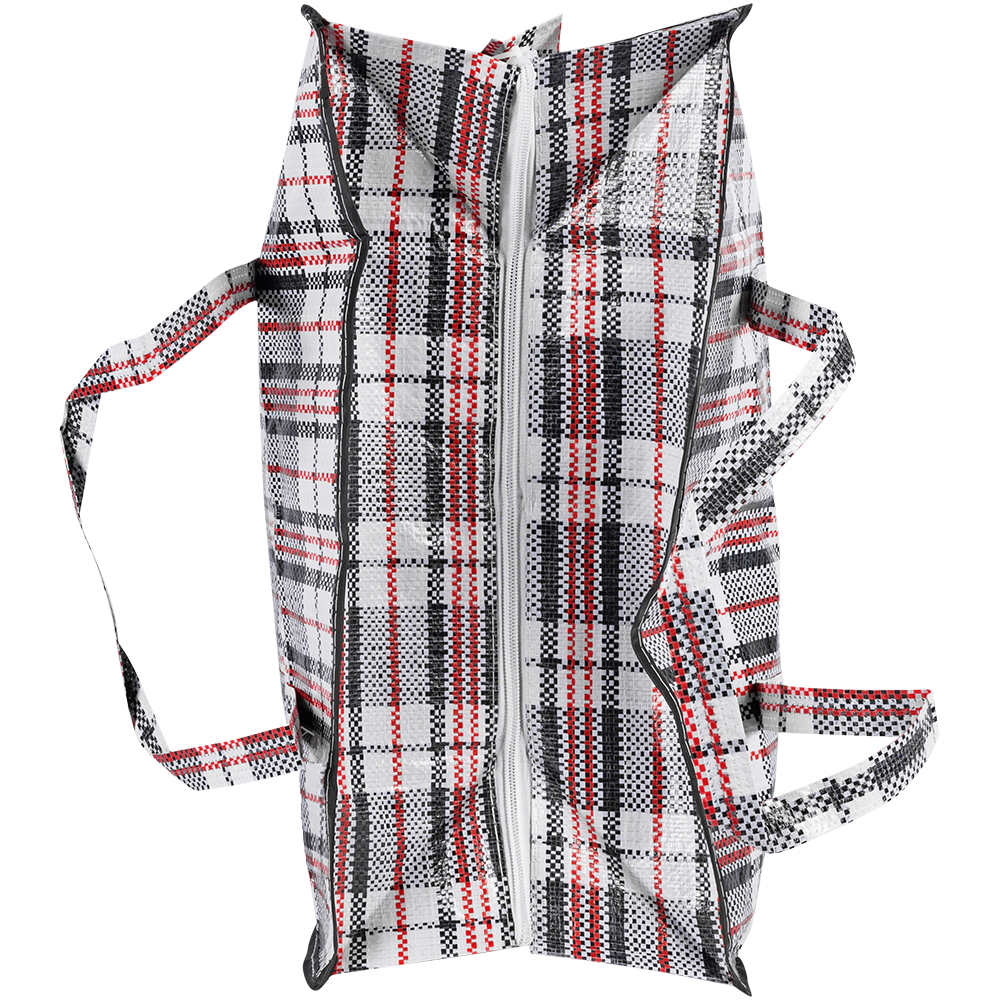 Сумка однослойная хозяйственная, 56 л, 50*25*45 см, чёрно-красная Сумка однослойная хозяйственная, 56 л, 50*25*45 см, чёрно-красная