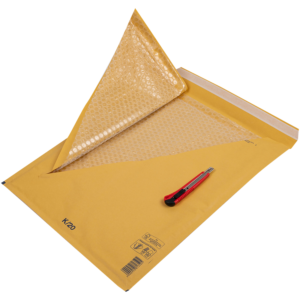 Бурый крафт пакет с прослойкой, 37*48 см, K-20-G (K/7) Бурый крафт пакет с прослойкой, 37*48 см, K-20-G (K/7)