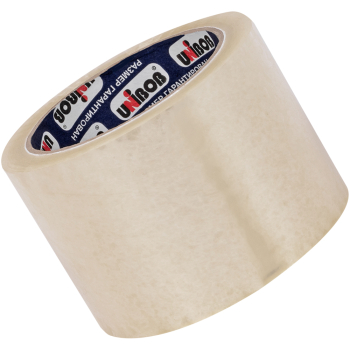 Клейкая лента прозрачная широкая Unibob®, 72мм*66м*43мкм