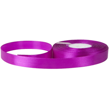 Атласная лента, фиолетовая, 15мм*23м