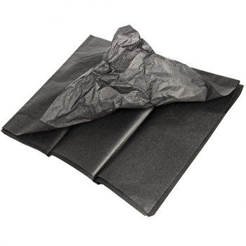 Бумага тишью упаковочная, черная, 50*66 см