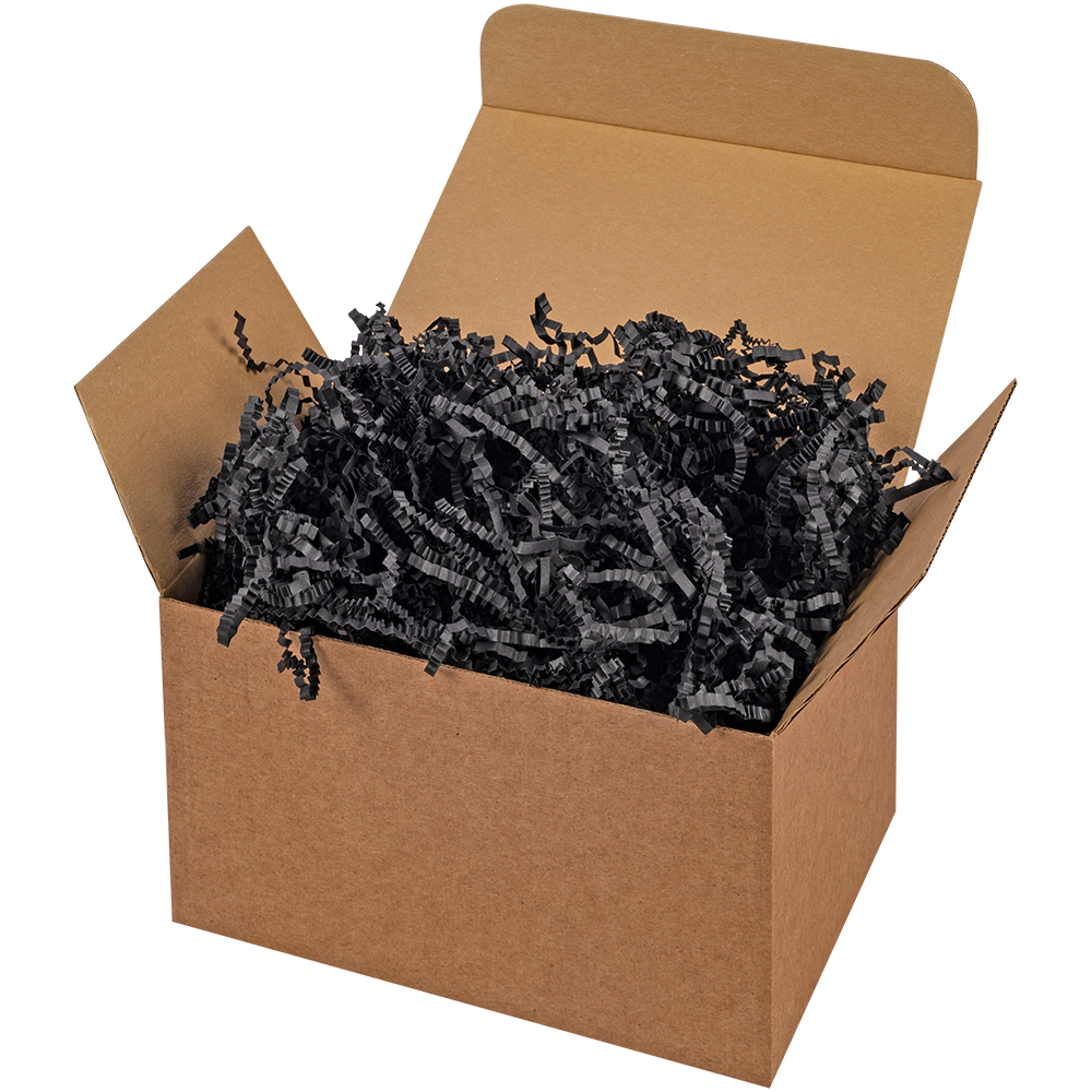 Бумажный наполнитель «Чёрная материя», цветная бумага, чёрный, 1 кг Бумажный наполнитель «Чёрная материя», цветная бумага, чёрный, 1 кг