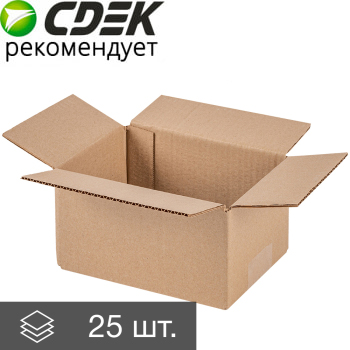 Картонный короб СДЭК тип «XS», 170*120*90 мм, Т-21 В, 25 шт.