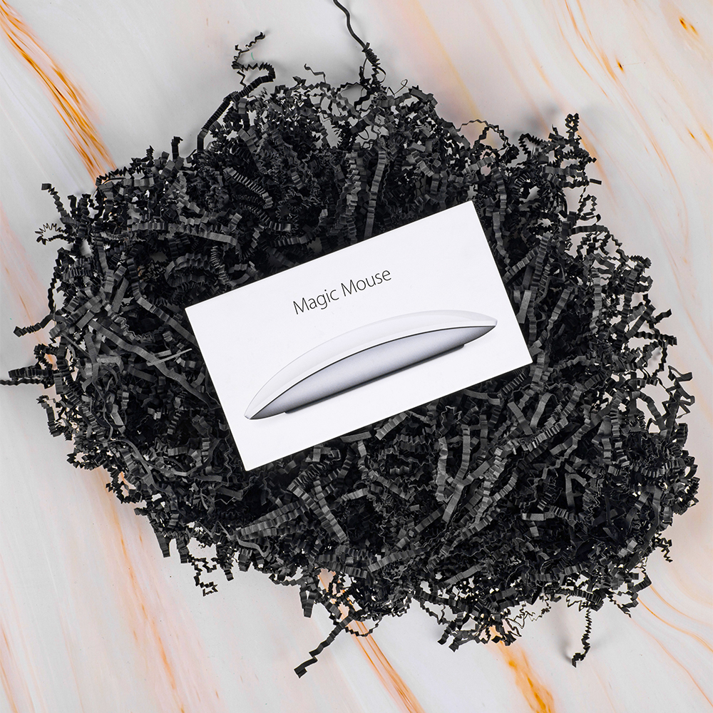 Бумажный наполнитель «Чёрная материя», цветная бумага, чёрный, 1 кг Бумажный наполнитель «Чёрная материя», цветная бумага, чёрный, 1 кг