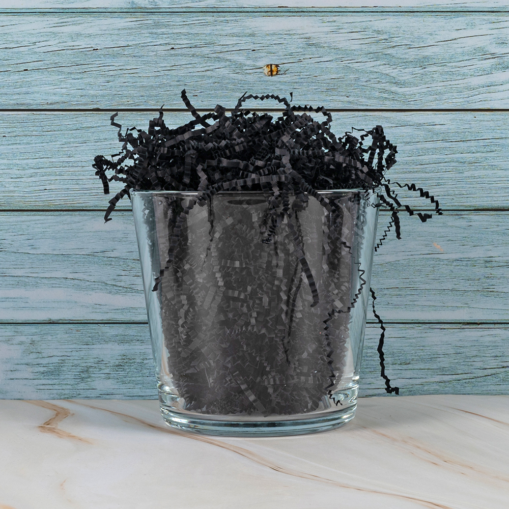 Бумажный наполнитель «Чёрная материя», цветная бумага, чёрный, 1 кг Бумажный наполнитель «Чёрная материя», цветная бумага, чёрный, 1 кг