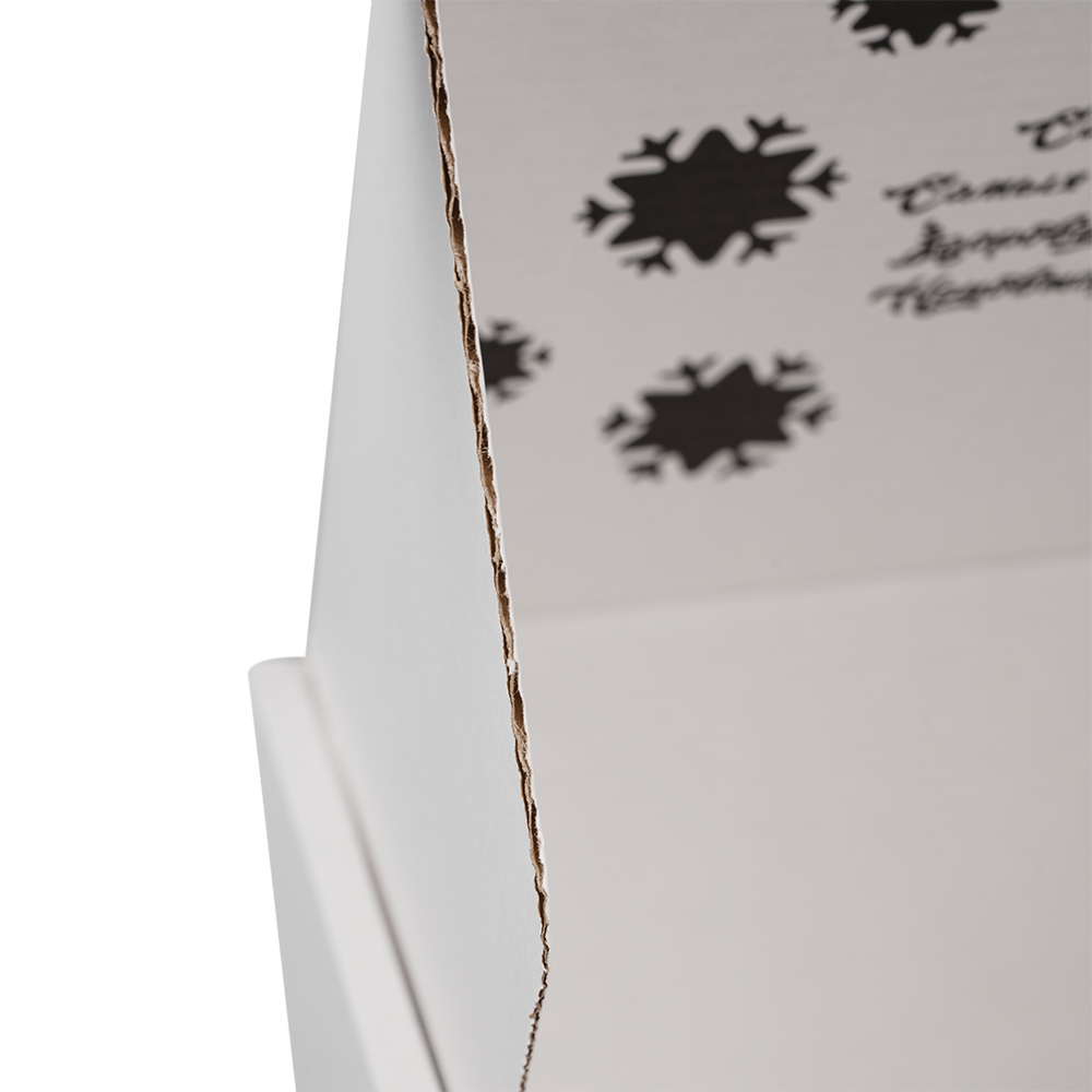 Подарочная коробка «С Новым годом!», белая, 210*150*90 мм Подарочная коробка «С Новым годом!», белая, 210*150*90 мм