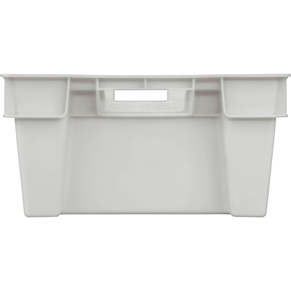 Пластиковый ящик для мяса, белый, морозостойкий, 600*400*200 мм Пластиковый ящик для мяса, белый, морозостойкий, 600*400*200 мм