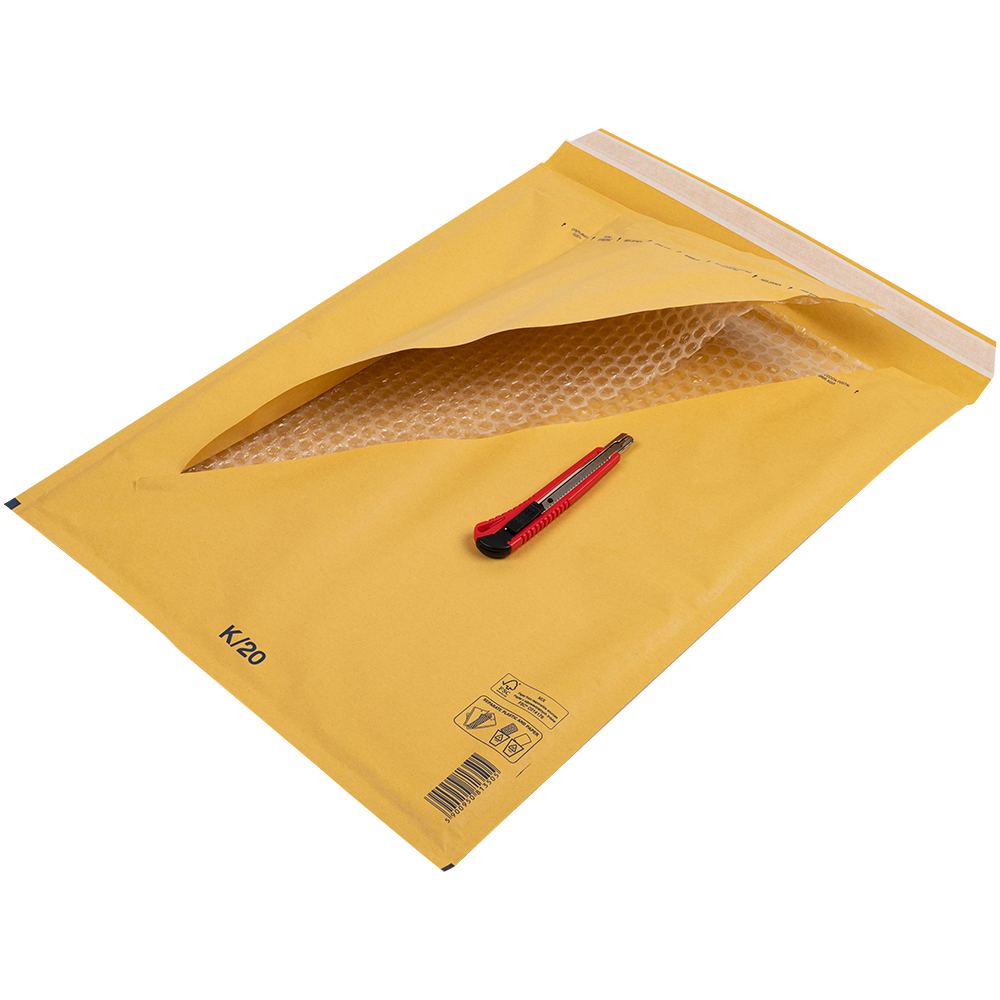 Бурый крафт пакет с прослойкой, 37*48 см, K-20-G (K/7) Бурый крафт пакет с прослойкой, 37*48 см, K-20-G (K/7)