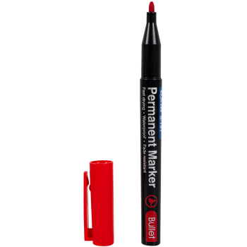 Маркер перманентный Gxin G-131, красный, 1-1.5 мм, 1 шт.