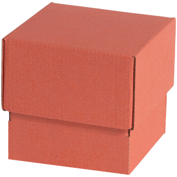 Коробка крышка-дно «Кубик», красная, 100*100*100 мм
