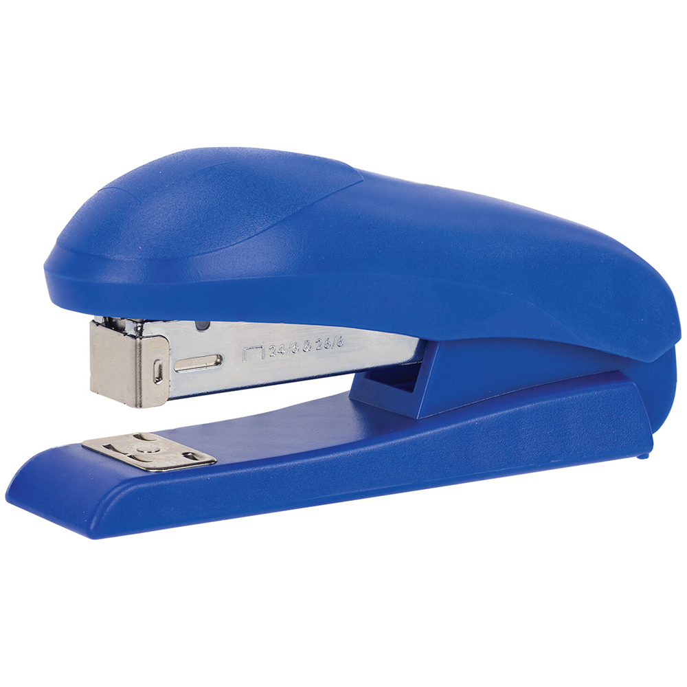 Степлер BRAUBERG «Universal» для скоб №24/6 и №26/6, пластик, синий, 30 листов Степлер BRAUBERG «Universal» для скоб №24/6 и №26/6, пластик, синий, 30 листов