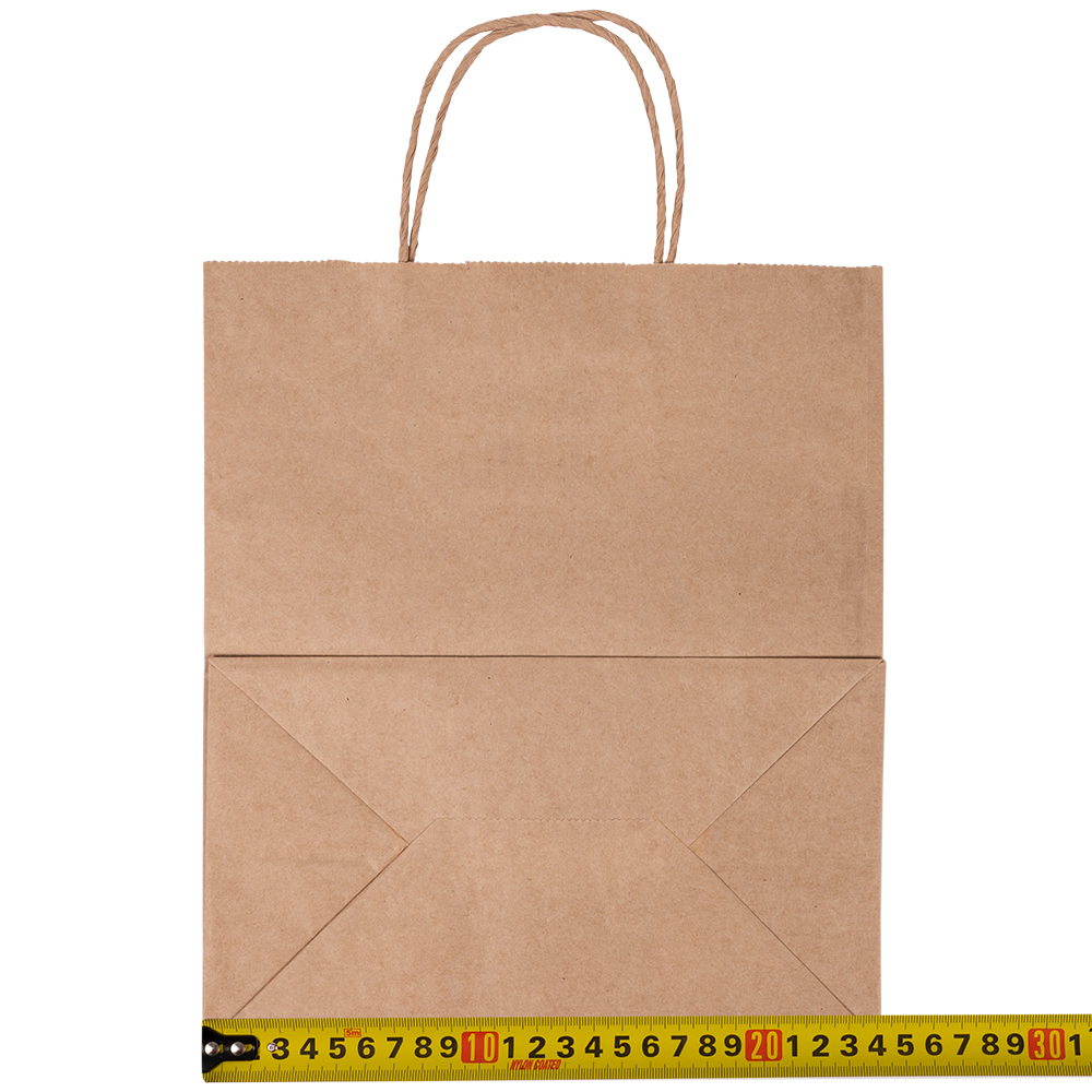 Крафт пакет с крученой ручкой, 70 г/м², 24*14*28 см Крафт пакет с крученой ручкой, 70 г/м², 24*14*28 см