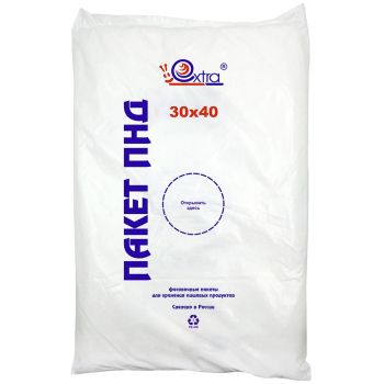 Пакеты фасовочные ПНД в пластах «EXTRA», особопрочные, 30*40см, 10 мкм, 1000 шт.