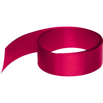 Атласная лента, малиновая, 25мм*23м